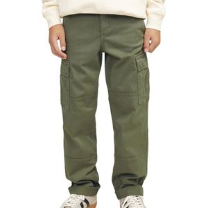 Jack and Jones Junior - Cargo Broek - Groen - Geweven Stof
