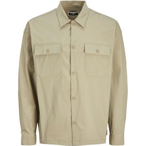 Jack & Jones - Jcooutdoor - Overshirt - Beige - Lange Mouwen