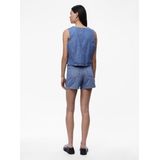 Pieces Pcsky Hw Rhinestone Shorts Blue Denim BLAUW
