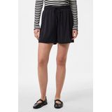 Pieces - Korte Broek - Zwart - Viscose Lenzing Ecovero en Polyester