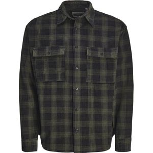 JACK&JONES JCOTHEO CORDUROY CHECK OVERSHIRT LS Heren Overhemd - Maat L