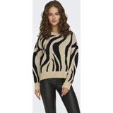 Only Trui Onlhazel Ls O-neck Jq Knt 15328215 Hummus Dames
