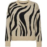 Only Trui Onlhazel Ls O-neck Jq Knt 15328215 Hummus Dames