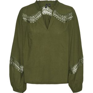 Vero Moda Blouse Vmtea Insert Ls Top Wvn 10311123 Cypress Dames