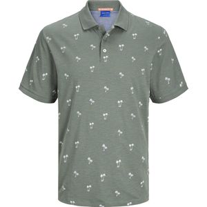 Jack Jones Poloshirt Jorpalm Aop Polo Ss Dut 12257948 Laurel Wreath Mannen