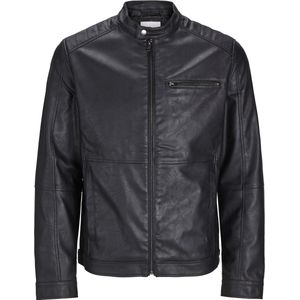 Jack & Jones Imitatieleren jack JJEDYLAN PU BIKER JACKET NOOS