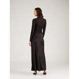 Strookenrok - Zwart - Polyester - Hoge Taille - Maxi Lengte