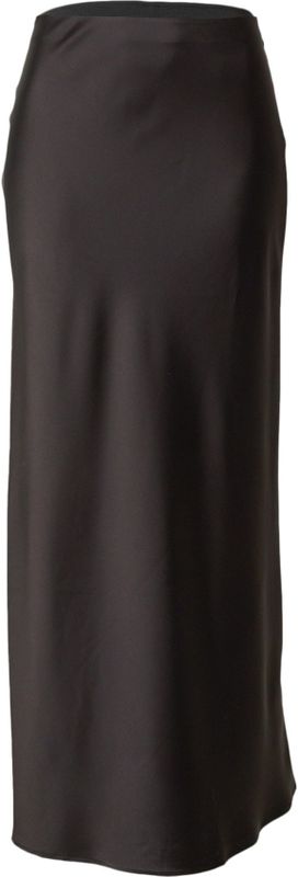 Strookenrok - Zwart - Polyester - Hoge Taille - Maxi Lengte