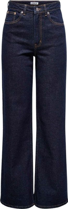Only Jeans Onljuicy Hw Wide Rinse Dnm Mas763 N 15328295 Dark Blue Denim Dames