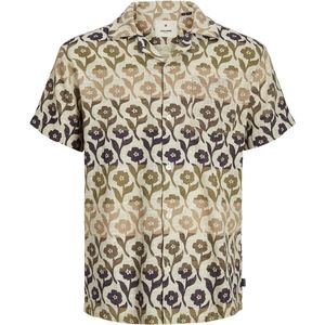 Jack & Jones - Flores - Overhemd - Katoen - Resortkraag, Korte Mouwen, Comfort Fit