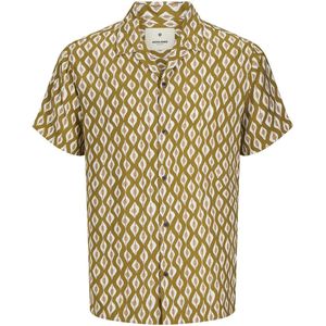 JPRBLULINCOLN Print Resort Shirt S/S SN, Fir Green/Aop: comfort fit, XXL