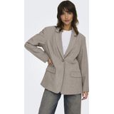 Only - Onllinda Ls Boyfr Blazer - Fungi/Melange - Dames