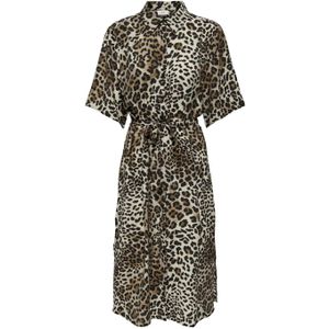 Jacqueline de Yong - Jdybarbara - Blousejurk - Seedpearl/leo - Inclusief Riem