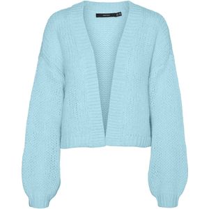 Vero Moda - Butter Cardigan - Beige - Gebreid - V-hals - Lange Mouwen