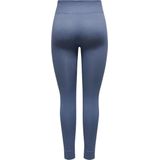 ATHLEISURE - Legging - Zwart - Ribstof - High Waist