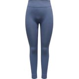 ATHLEISURE - Legging - Zwart - Ribstof - High Waist