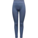ATHLEISURE - Legging - Zwart - Ribstof - High Waist