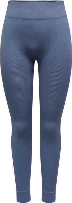 ATHLEISURE - Legging - Zwart - Ribstof - High Waist