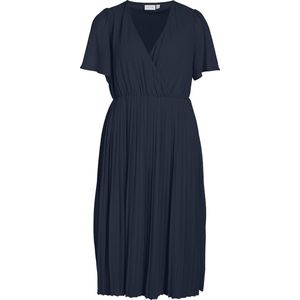 VILA - VIAJanelle - Jurk - Navy - 3/4 Lengte - Gerecycled Materiaal