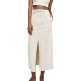 Jack & Jones Dora Jjxx Midi Rok - Denim - 100% Katoen - Hoge Split