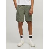 Jack & Jones - Fiji Cargo - Zwemshort - Donkergroen - 100% Polyamide, Regular Fit, Elastische Tailleband