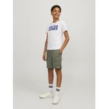 Jack & Jones - Fiji Cargo - Zwemshort - Donkergroen - 100% Polyamide, Regular Fit, Elastische Tailleband