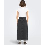 ONLNELIA - MW Maxi DNM - Spijkerrok - Washed Black - Gemaakt van Gerecycled Katoen