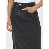 ONLNELIA - MW Maxi DNM - Spijkerrok - Washed Black - Gemaakt van Gerecycled Katoen