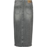 Vero Moda - Denim Rok - Grijs - Hoogwaardige Katoen - 5-Pocket Design