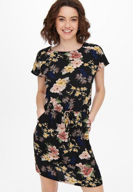 ONLY - ONLMariana Myrina - Jurk - Blauw - Gevoerd - Korte Lengte