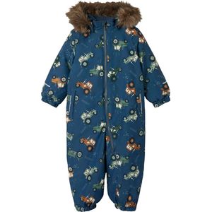 Name It - Snow10 AOP - Skipak - Blauw - Oranje - Groen