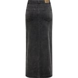 ONLKITA - Button Maxi DNM - Rok - Washed Black - Maxi Lengte