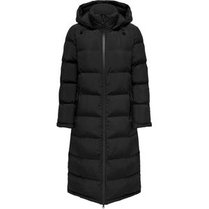 Only Onlpaula Premium Puffer Long Otw Dames Jas Black