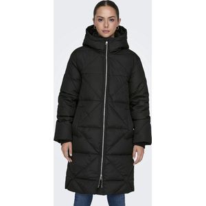 JDY - Jdyellis - Puffer Jas - Winddicht - Hoge Hals - Lang