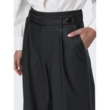 JDY - JDYSOYA GEGGO PU PANT - Dames - Leggings - Zwart - Polyurethaan