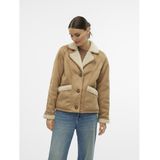 Vmella Jas - Groen - Omkeerbaar - Lange Mouwen - Knoopsluiting - Voorzakken