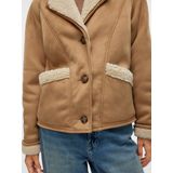 Vmella Jas - Groen - Omkeerbaar - Lange Mouwen - Knoopsluiting - Voorzakken