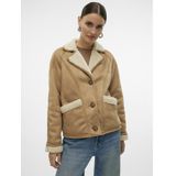 Vmella Jas - Groen - Omkeerbaar - Lange Mouwen - Knoopsluiting - Voorzakken