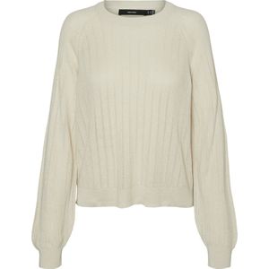 Vero Moda - Vmnewlexsun Stitch Ls o-Neck Pullover Ga - Dames - Gebreide Truien