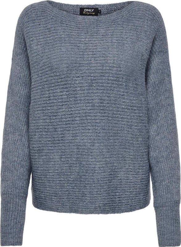 Only - ONLDANIELLA - Gebreide Trui - Grisaille - Lange Mouwen - Ronde Hals