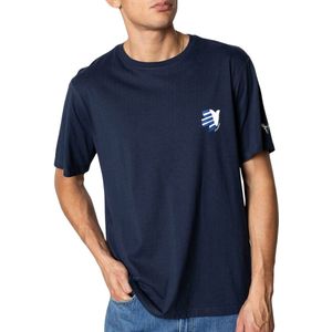 Fat Moose - Gus Shirt - Navy - Wit - Blauw - 100% Katoen