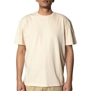 FAT MOOSE - T-shirt - Ecru - Heren - Oversized Pasvorm - Korte Mouwen