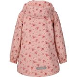 ZigZag - Rebekka - Outdoorjas - Pink - Afneembare Capuchon, Ritssluiting, Bloemenprint