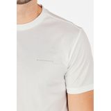 Endurance - Vernon - Functioneel Shirt - Wit - Jersey, Ronde Hals, Kwartmouw