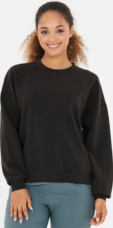 Athlecia - Jillnana - Sweatshirt - Zwart - Polyester/Modal/Elastaan