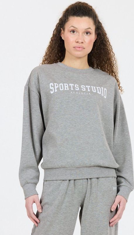 Athlecia - Giannis - Sweater - Grijs - 65% Polyester 35% Katoen