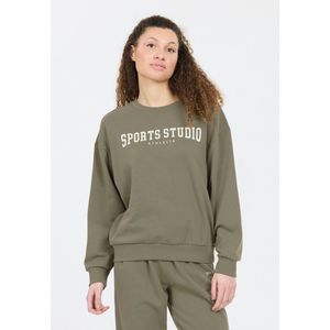 Athlecia Sportief sweatshirt 'Giannis'  beige / olijfgroen