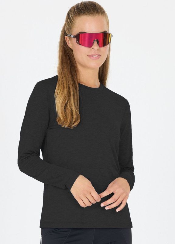 Endurance - Alvaly - Langarmshirt - Zwart - Polyester/Elastaan - Quick Dry