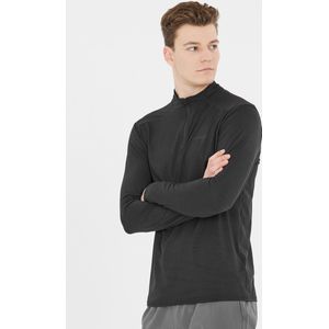 ENDURANCE - Armin Midlayer - Sportshirt - Zwart - 90% Polyester, 10% Elastaan