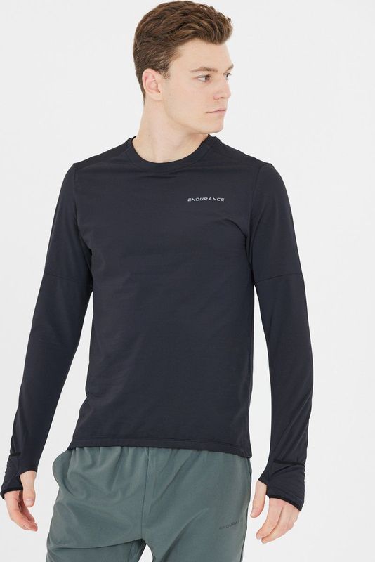 ENDURANCE - Cedric - Midlayer - Zwart - 90% Polyester - 10% Elastaan